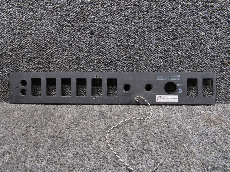 801883-00 (Alt: 1213364-1) Scott-Glo Lighted Switch Panel (Damaged)