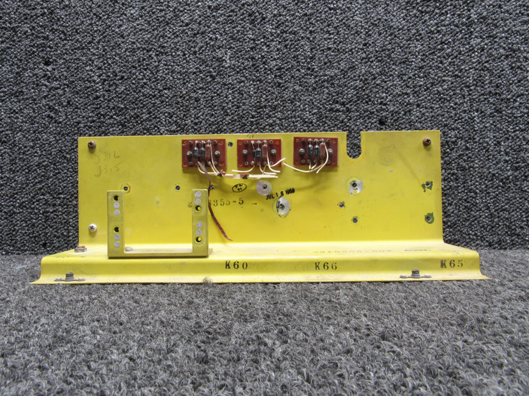 2318355-502 Learjet 23 Temperature Control Relay Bracket Assembly