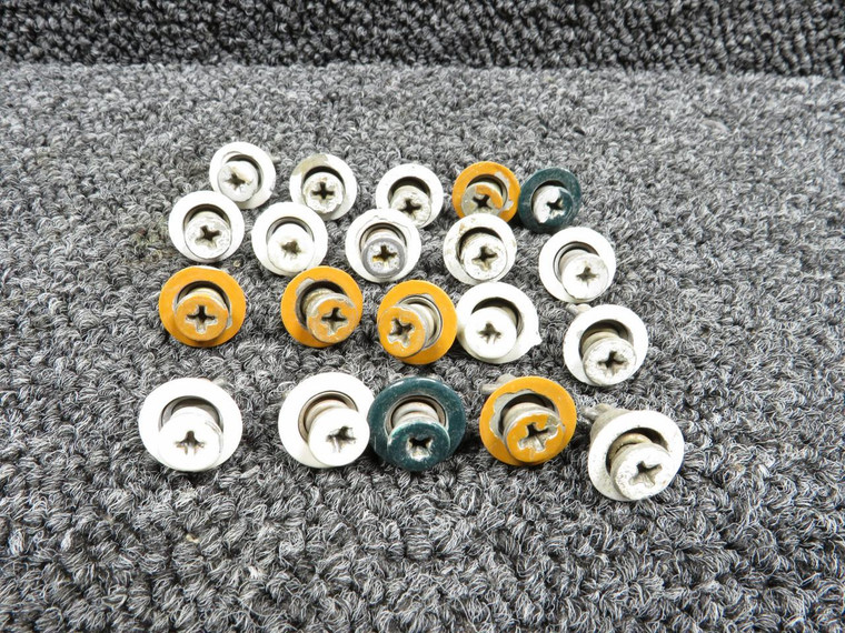 Dzus Phillips Head Turnlock Fasteners, Set of 20 (.75”)