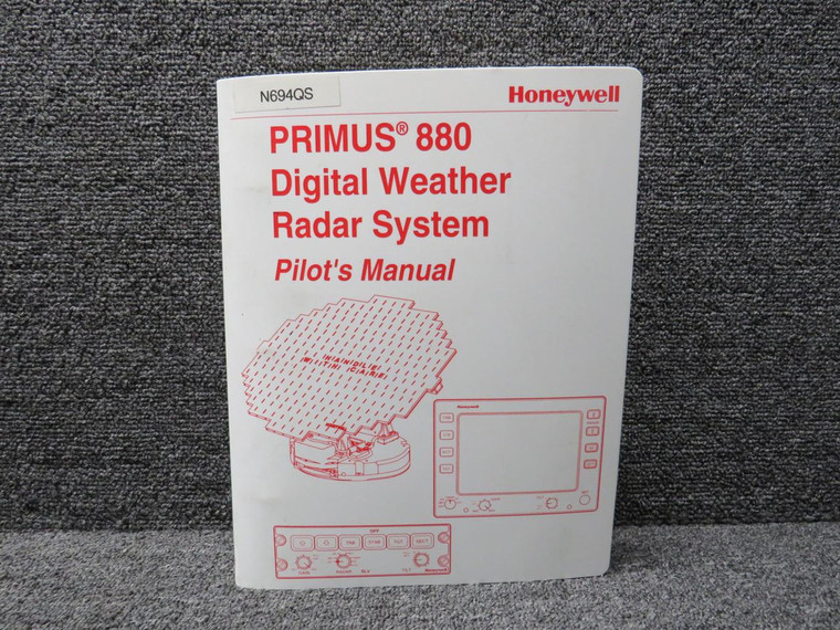 A28-1146-102-01 Honeywell 1999 Primus 880 Pilots Manual