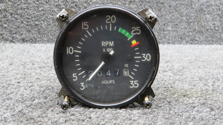 3320-00003 BF Goodrich Recording Tachometer Indicator (Hours: 2047.1)
