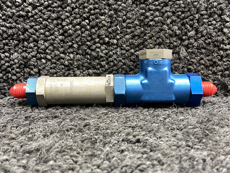249A-4BB-.2 Circle Seal Fuel Check Valve with T-Fitting