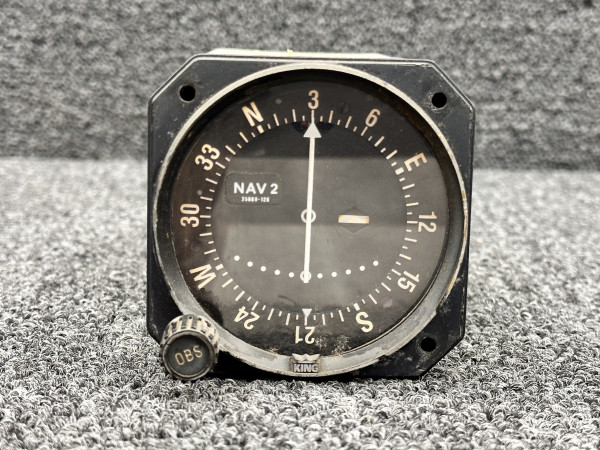 066-3056-00 King Radio KI-208 VOR, LOC Converter Indicator with Mods (11-33V)
