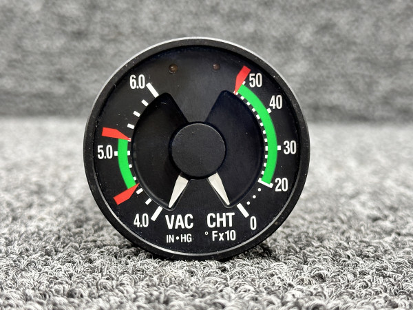 157296-1 Horizon Aerospace Cylinder Head Temperature &amp; Vacuum Indicator (28V)