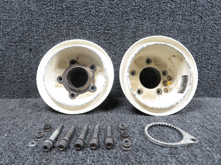AH52688 Jet Stream Nose Wheel Assembly w Nut Axle Capture Ring