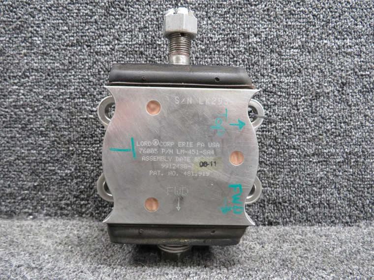 LM-451-SA4 (Alt: 9912480-1) Lord 76005 Upper Forward Engine Isolator Mount LH