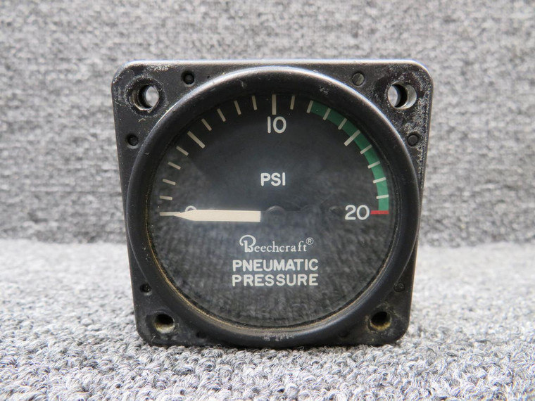 B-410-1 (Alt: 50-380105-1) Beechcraft Pneumatic Pressure Gauge (Cloudy Screen)