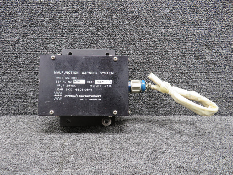 884-1 (Alt: 6608108-1) Avtech Malfunction Warning System