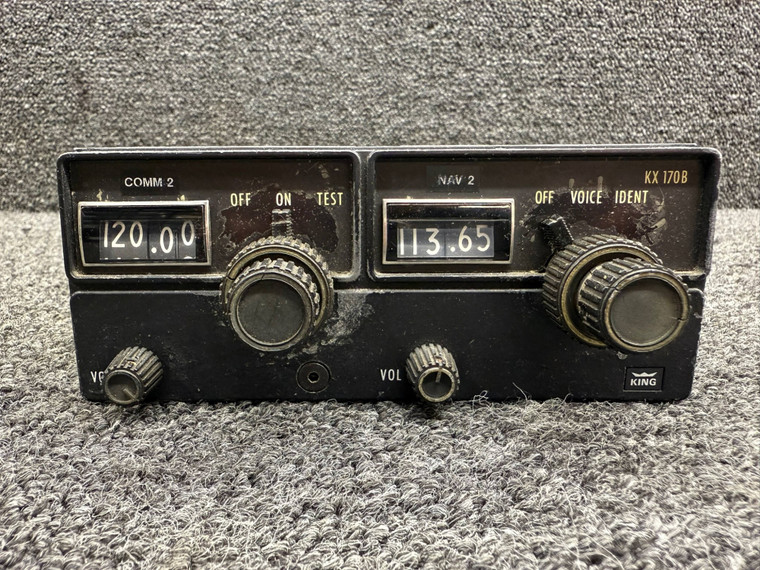 069-1020-00 King Radio KX-170B Nav-Com Radio with Mods (Core)
