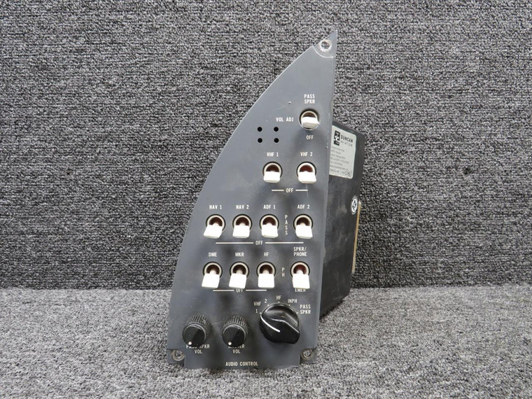 6608213-1 (Alt: 1250-1) Avetch Corp Audio Control Panel w Green Tag (Core)