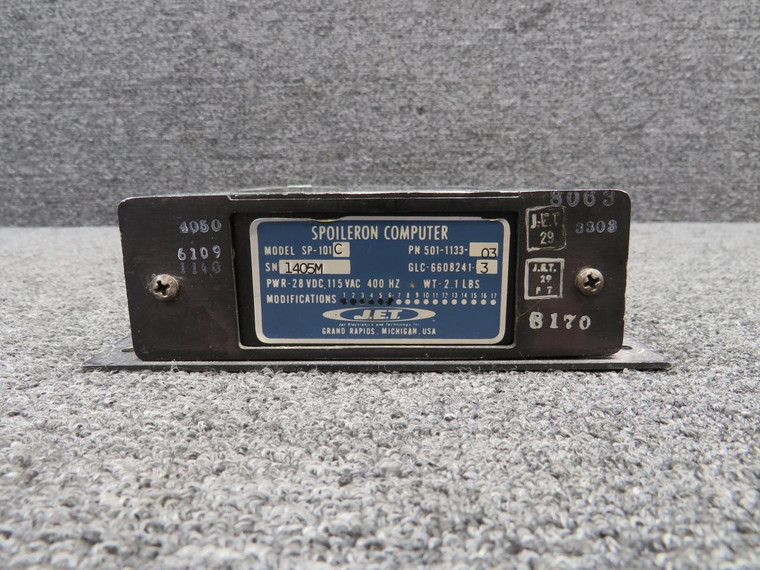 501-1133-03 JET SP-101-C Spoiler Computer with Mods and Green Tag (Core)