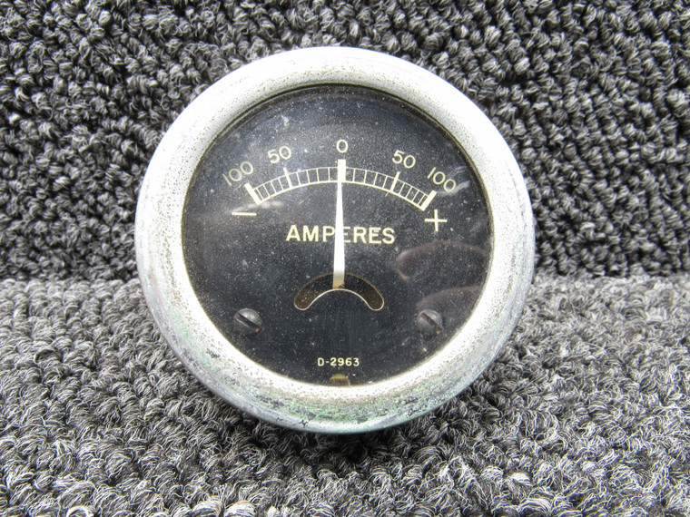 D-2963 Ammeter Indicator (Amp Range: -100 to 100)