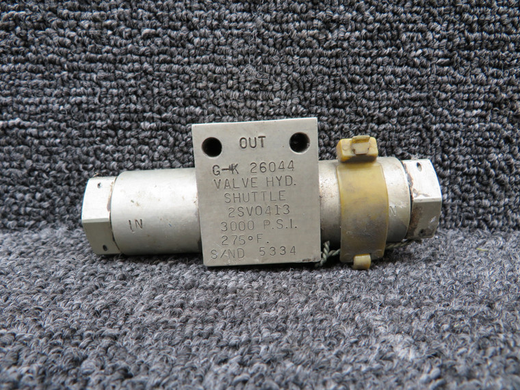 2SV0413 Gar-Kenyon Shuttle Valve w Green Repairable Tag (Core)