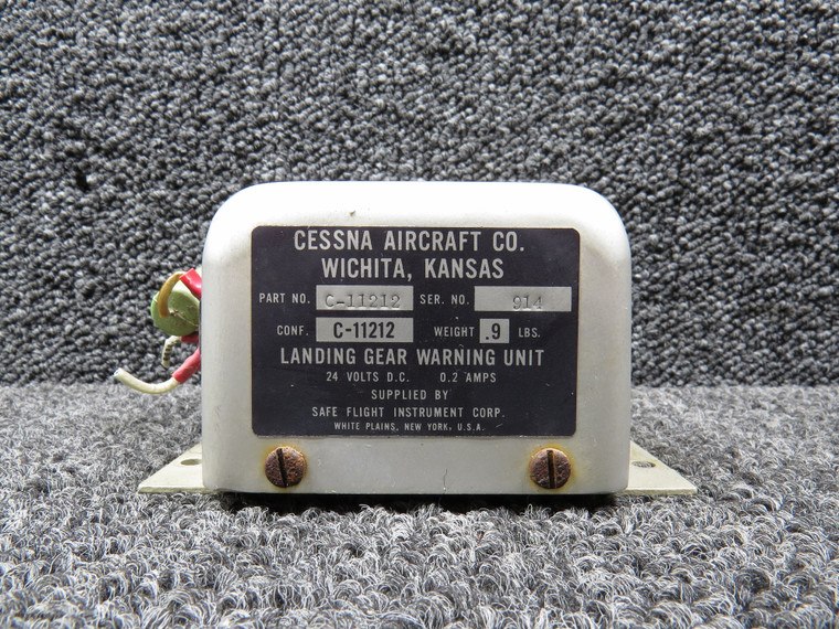 C-11212 Cessna 421 Safe Flight Landing Gear Warning Unit Assembly