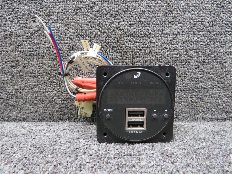 6420093-1 Mid-Continent MD93 Digital Clock with Modifications (Power In: 10-32V)