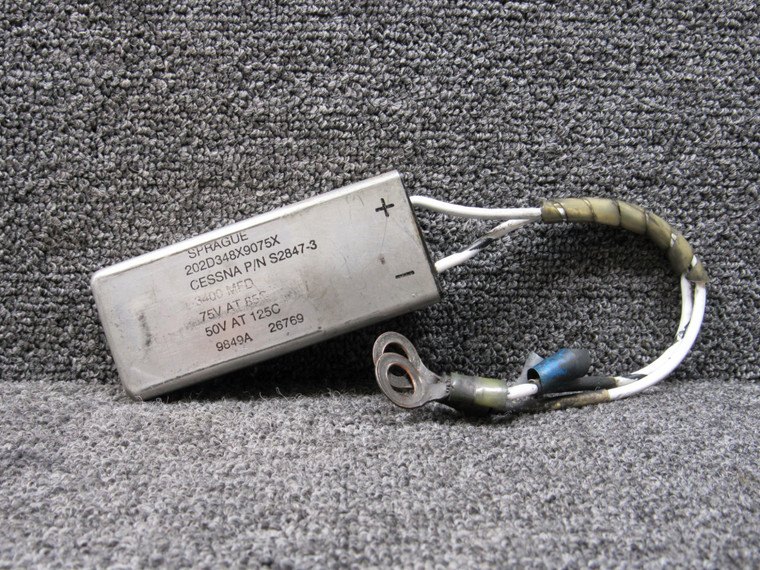 S2847-3 (Alt: 202D348X9075X) Sprague Capacitator