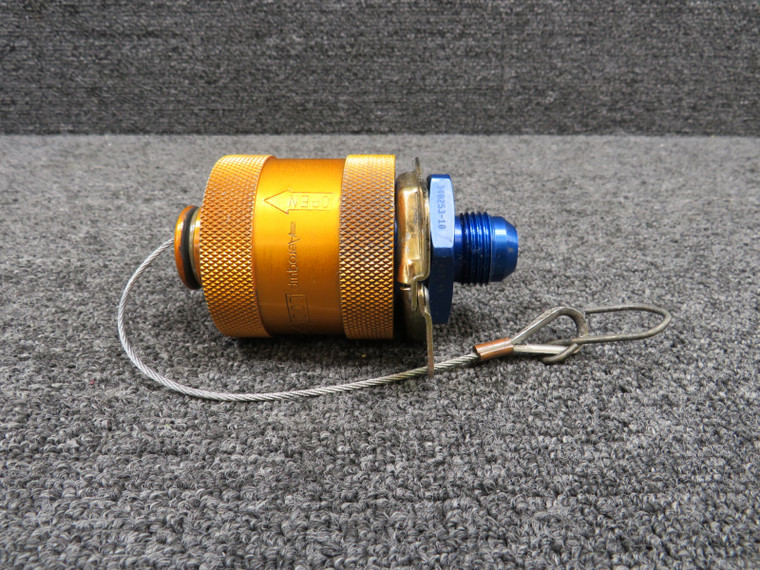 00624-3207-10 (Alt: 3207-10) Cessna Aeroquip Hydraulic Coupling Dust Cap Assy