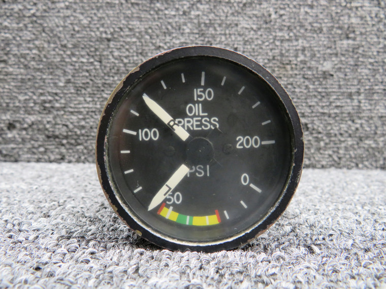 S208-6 LearJet Oil Pressure Indicator