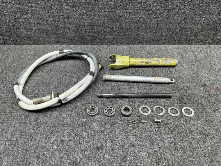45-521212-604, 12527Y-63.31 Beechcraft Flap Actuator LH w Flex Shaft (Core)