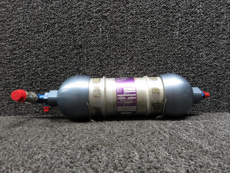 60816-3 IAI 1124 Teledyne Cylindrical Hydraulic Accumulator Assembly