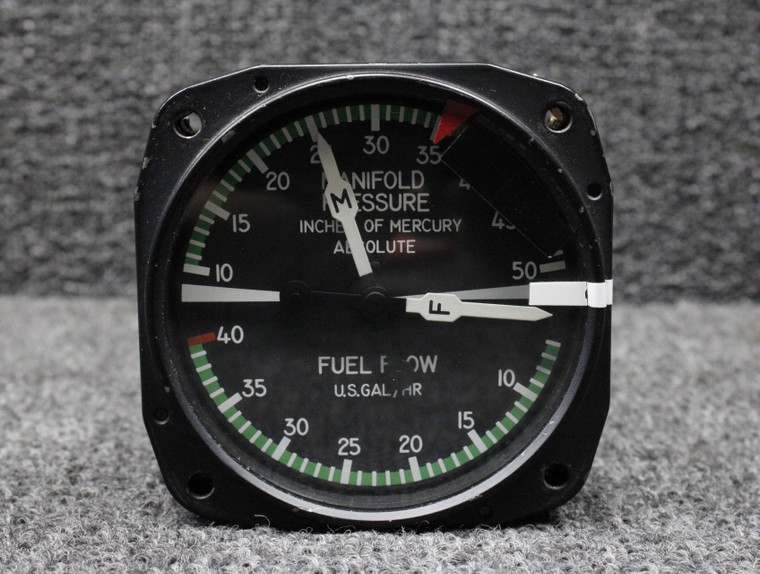 6533-1 United Dual Manifold Pressure and Fuel Flow Indicator (Code: H.130) (28V)