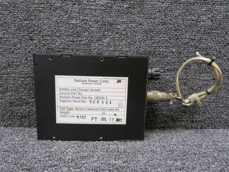 CBS28-1 Radiant Power Corp. Battery and Charger System