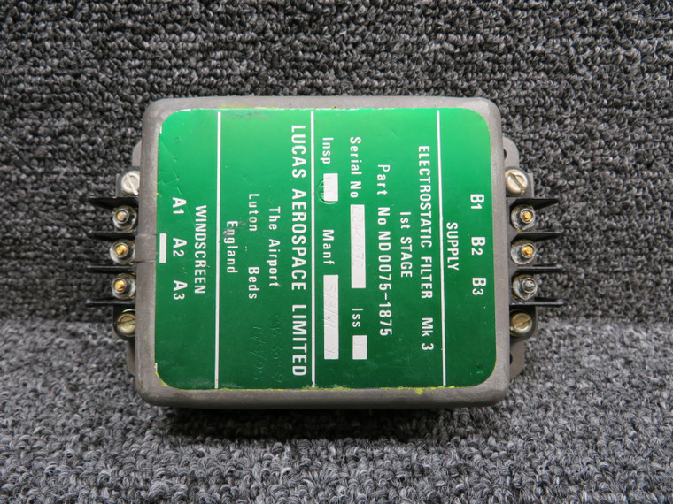 ND0075-1875 Lucas Aerospace Electrostatic Filter