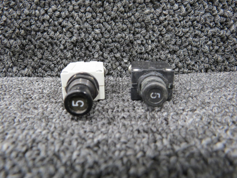 4200-001-5, 7277-5-5 Mechanical-Klixon Circuit Breaker Switch Set of 2 (Amps: 5)