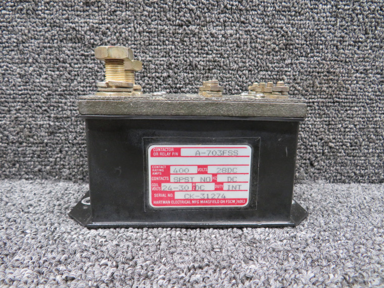 A-703FSS Hartman Electrical Contactor, 28V
