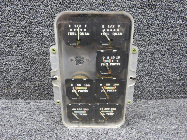 764-430 Piper PA-23-160 Instrument Gauge Cluster Assembly