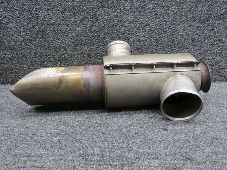 8290 (Alt: 645007-1) Lycoming TO-360-C1A6D Hanlon &amp; Wilson Exhaust Muffler Assy