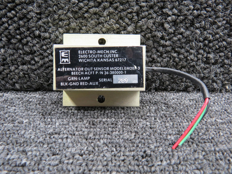 EM207-3 (Alt: 36-380000-1) Electro-Mech Alternator Out Sensor