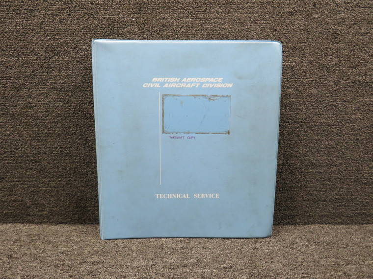 Corporate Jets Limited 1993 BAE 125-800A Weight and Balance Manual