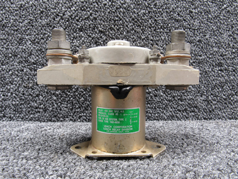 7401-4658 (Alt: MS-24185-D1) Leach Unsealed Class A Relay (28V, 400A)
