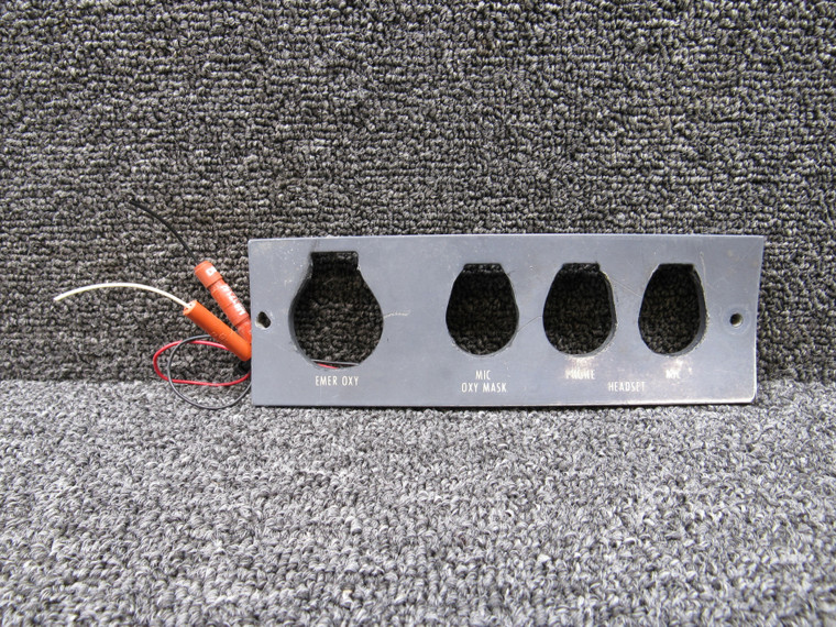 9914238-1 Cessna Citation III 650 Lighted Oxygen and Microphone Panel LH