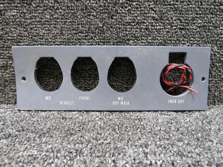 9914238-2 Cessna Citation III 650 Lighted Oxygen and Microphone Panel RH