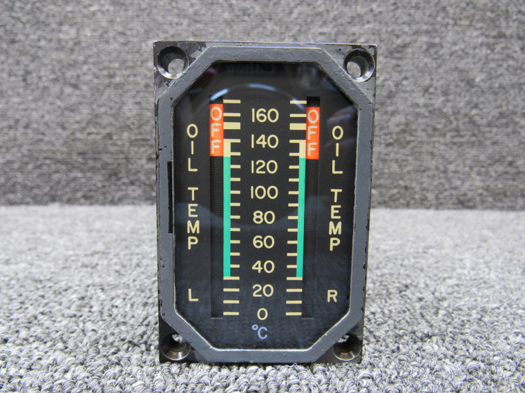 VSDL-0C219D (Alt: 9914095-1) US Gauge Oil Temperature Indicator (28V)