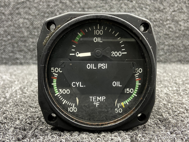 22-804-032-11 (Alt: 96-384058-3) Edo-Aire BMD-1001B Engine Tri-Gauge Assembly