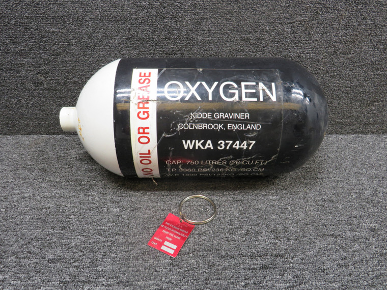 WKA37447 Kiddie Graviner Oxygen Cylinder