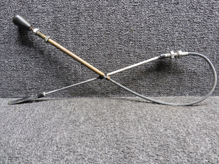650220-501 Mooney M20C Cowl Flap Control Cable Assembly (Length: 38”)