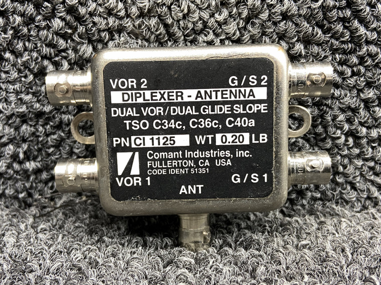 CI-1125 Comant Industries Dual VOR, Glideslope Antenna Diplexer