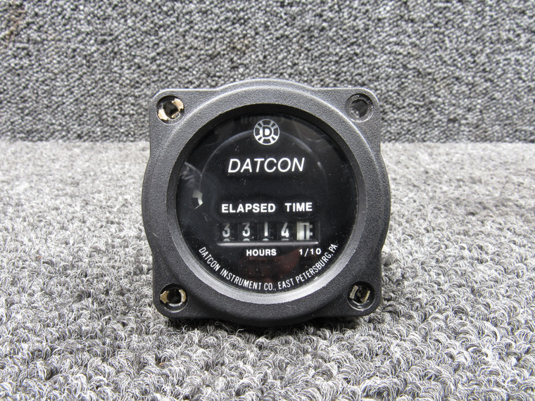 773 Datcon Hour Meter Indicator (Volts: 4/40, Hours: 3314.1)