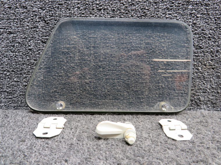 310016-011 Mooney M20R Storm Window Assembly with Latch &amp; Hinges