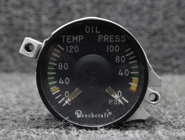 MD63-3 (Alt: 102-380014-3) Mid-Continent Oil Temperature and Pressure Indicator