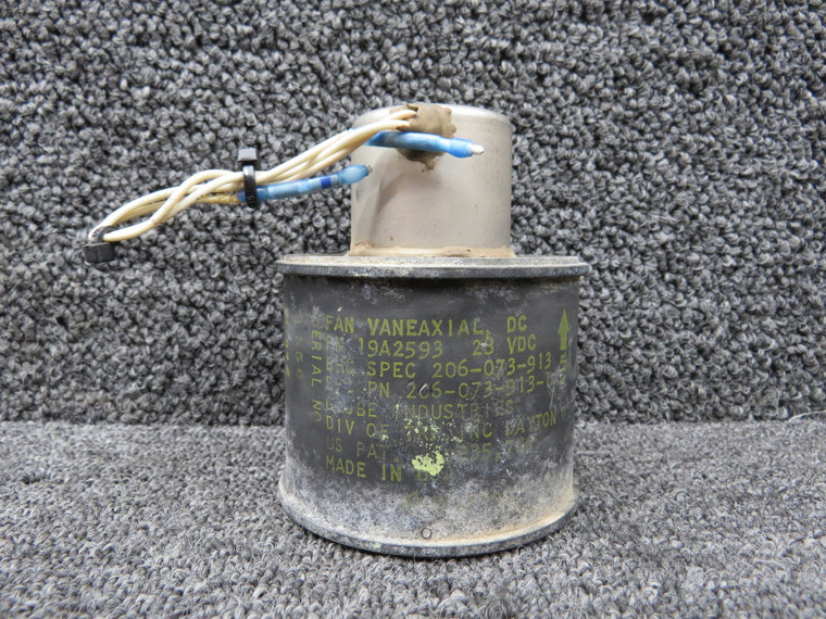 19A2593 (Alt: 206-073-913-1) Globe Motors Vaneaxial Fan Assembly (Volts: 28)