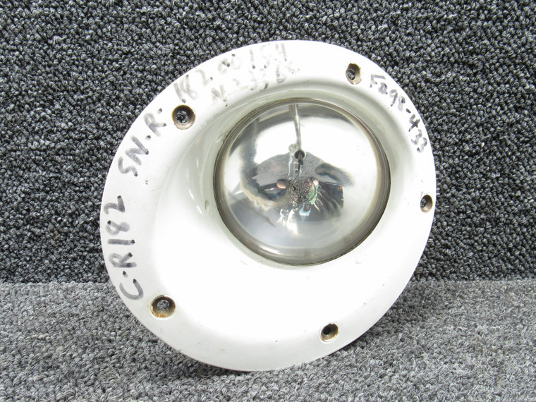 2252051-1 (WEU: 2252051-9) Cessna 182R Landing Light Housing Assembly with Light