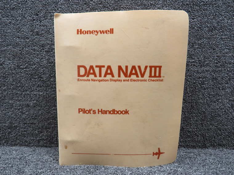 IB8023124 Honeywell 1987 Data Navigation III Pilots Handbook