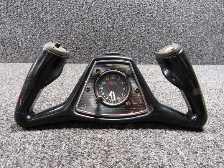 100-524125-602 Beechcraft KA-E90 Control Wheel Copilot w 24Hr Mechanical Clock