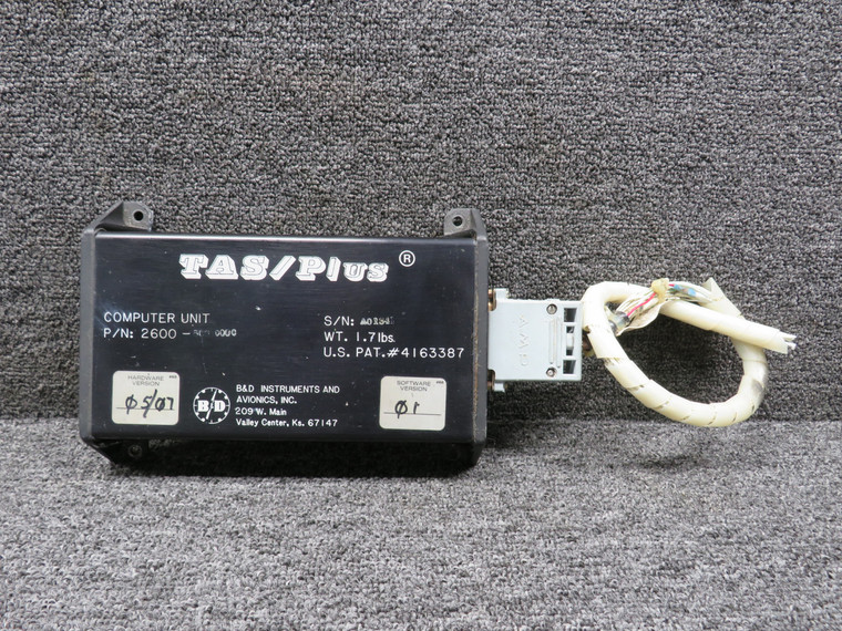 2600-600-0000 B &amp; D Instruments Tas-Plus Computer Unit