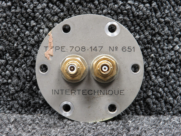 708-147 Intertechnique Pressure Bulkhead Cable Connector